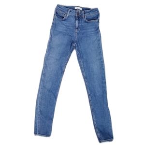 Sandro Paris blue high rise small denim stretchy  jeans